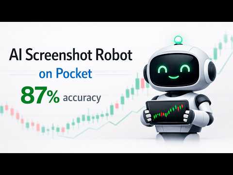Pocket Option strategy 1 minute | AI Screenshot Robot on Pocket | binary options robot