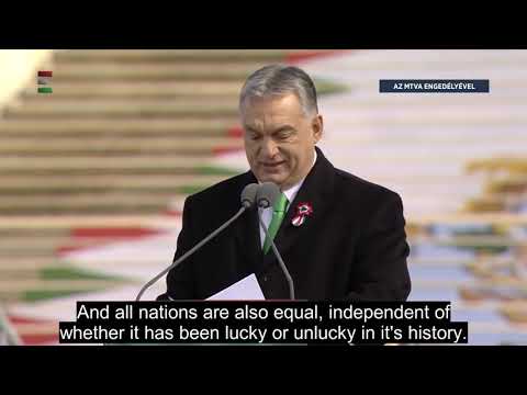 Viktor Orban 15 March 2019 Hungarian Independence Day Speech with English Subtitled Updated