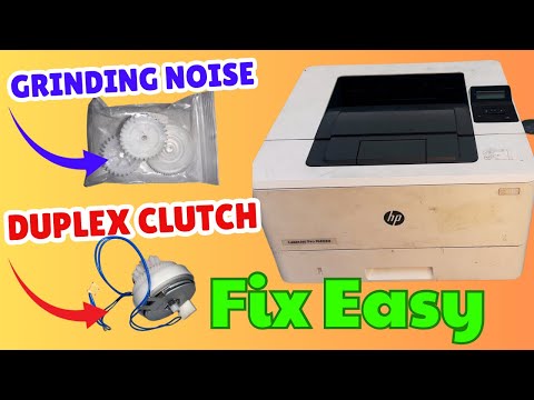 Fix the HP LaserJet Pro M402dn’s Gru Gru Noise and Replace the Duplex Clutch for Smooth Double Sided