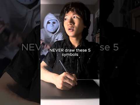 If you're home alone, NEVER draw these 5 symbols!