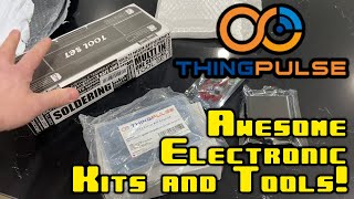 ThingPulse (Part 1) Unboxing Some Amazing Electronics Kits and Tools!