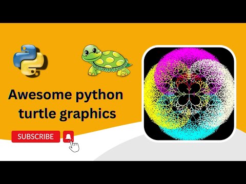 Python turtle graphics tutorial | Fractal-Art  | Turtle graphics