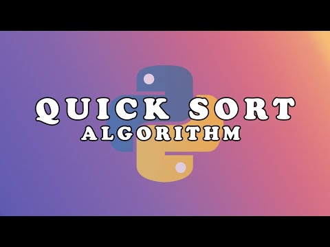 Quick Sort Using Python | Complete DSA #3