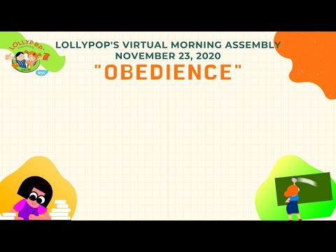 OBEDIENCE - character first from Lollypop Preschool