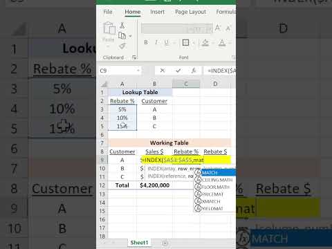 Don't use the VLOOKUP, Use THIS instead... #shorts