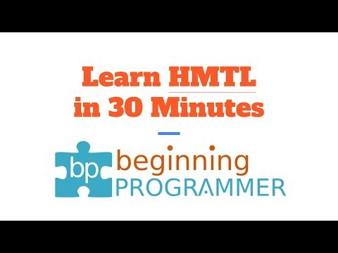 Learn HTML in 30 Minutes