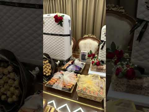 Nikah Day #hampers #wedding dress #weddingday #weddingvideo