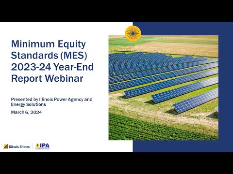 March 6, 2024 - Minimum Equity Standards (MES) 2023-24 Year-End Report Webinar