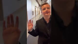 A day in the life of a performer - NathanSings.com #childperformer #broadway #musicalkids #singers