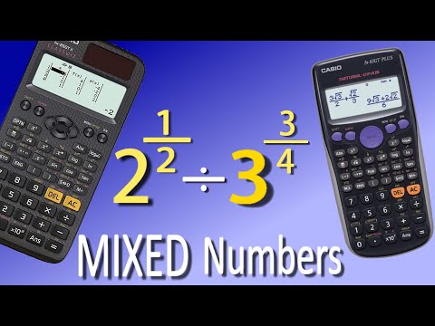 Type Mixed Numbers  on Your Casio Calculator (fx-83/85GT)