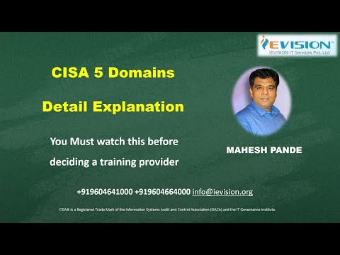 CISA 5 Domains detailed explanation. How to pass CISA in 1st attempt