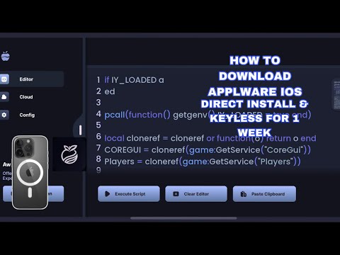 How to download AppleWare Executor iOS V660 DIRECT INSTALL (KEYLESS FOR 1 WEEK)