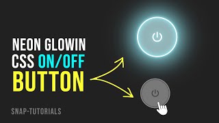 Glow On Click! CSS-Only Button with On/Off Effect