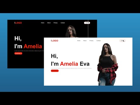 How To Make Dark and light mode website  Using HTML | CSS  | JS @legendarytopcoder