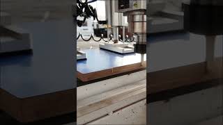 Precision Routing via Touchscreen. #handleless #woodworkingmachinery #interiordesign