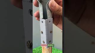The hinge that turned into a multitoolSimple idea, genius result! #USA #DIYHack #WorkshopTrick