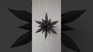 DIY 3D paper snowflake #paperart #papersnowflakes #moitoiart #christmasdecor #papercraft #diypaper