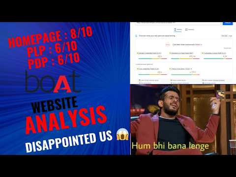 Rs 10,500 Crores Boat website underperforming?😱 Detailed Analysis👎@boAt-lifestyle