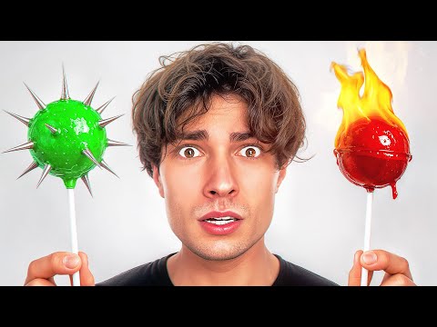 I eat the hottest vs sourest candy! (I won't survive)