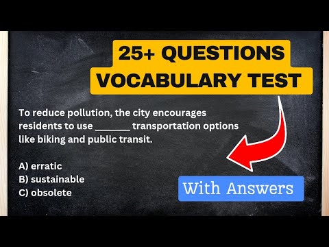 English Vocabulary Test | Check your vocabulary | Improve Vocabulary 🔥