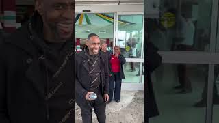 Throwback to the legendary Freddie Jackson’s arrival #freddiejackson #throwbackvibes #kingston