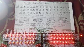 Calculator 16 Bit Binary IC 74LS83