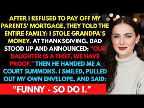 My Parents Called Me A Thief At Thanksgiving—Then I Opened My Envelope In Front Of 30 Relatives