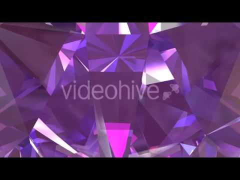 Crystal Background Motion Graphics Animation