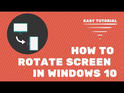 How to ROTATE SCREEN in WINDOWS 10 | Fix screen rotation in Windows | Easy Way & Updated 2024!
