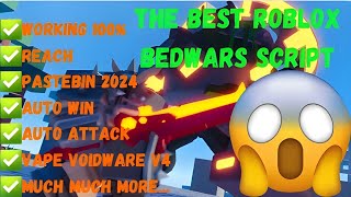 Roblox bedwars script🔥🤩👌(Pastebin 2024 | Working pc + mobile | Working 100%)