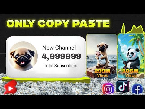 No Face & Voice! Copy paste video on youtube and earn money | Ai se video kaise banaye