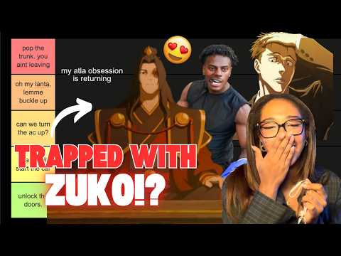 TRAPPED WITH ZUKO!? (my lucky day) | tier ranking YOUR FAVORITE CHARACTER EDITS
