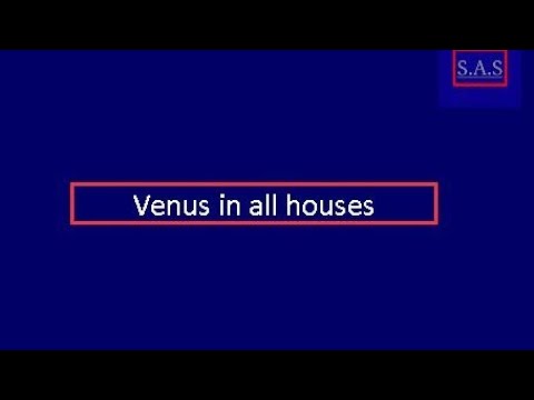 Stock market astrology - Venus in all houses