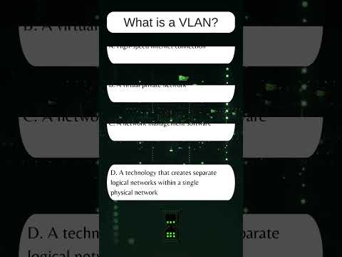 What is a VLAN? Comment, Like, and Follow!  #quiz #quizchallenge #computers #question #questions