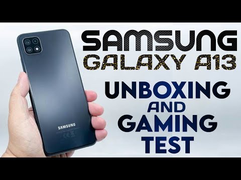 SAMSUNG Galaxy A13 Unboxing And Gaming Test | PUBG Test On Galaxy A13