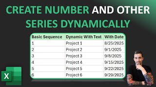 Excel Tips - Formula for Number Series | Dates and Text | Practice Workbook Included