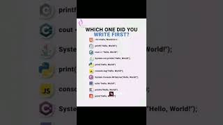 Programming Languages #youtubeshorts #ytshorts #codelearning