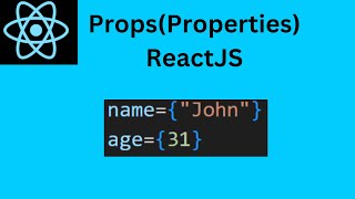 ReactJS Props(React Tutorial #5)