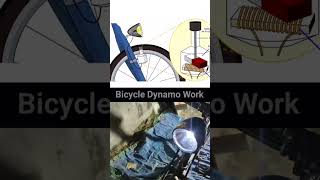 Bicycle dynamo working principle / rotating magnet produces changing magnetic field #automobile#tech