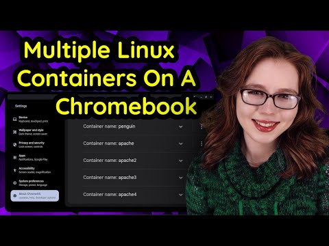 Create Multiple Linux Containers On A Chromebook - GUI Method (Includes Apache Example)