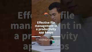 File Management in a Productivity App
