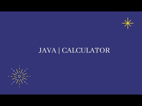 JAVA | Calculator