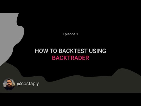 Algorithmic Trading using Backtrader and Python [Part 1]