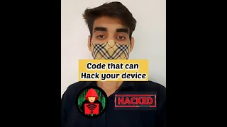 Code that can hack your device. #techblunder