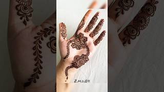 Gorgeous Front hand mehndi design for festivals and weddings