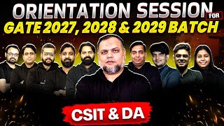 GeeksforGeeks GATE Course Orientation | 2027, 2028 & 2029 Batch | CSIT & DA | Join Kaise Karein?"