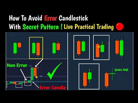 How To avoid Error Candle & Trade On Non Error Candlestick Simple & Easy //  #quotex #binarytrading