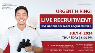 Live Recruitment - July 4, 2024