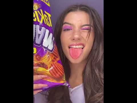 Charli Damelio Eating Takis #shorts