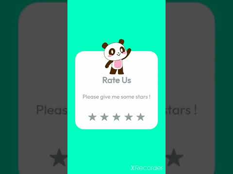 Panda 🐼 rate me card 🌟🤩